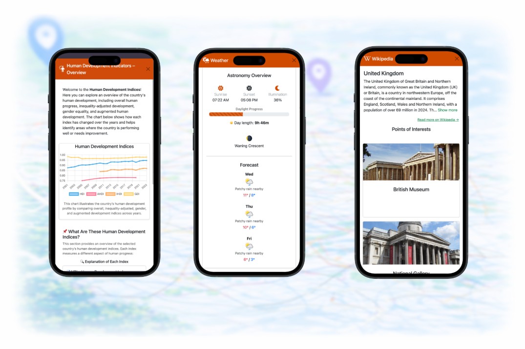 Gazetteer Screenshot 1