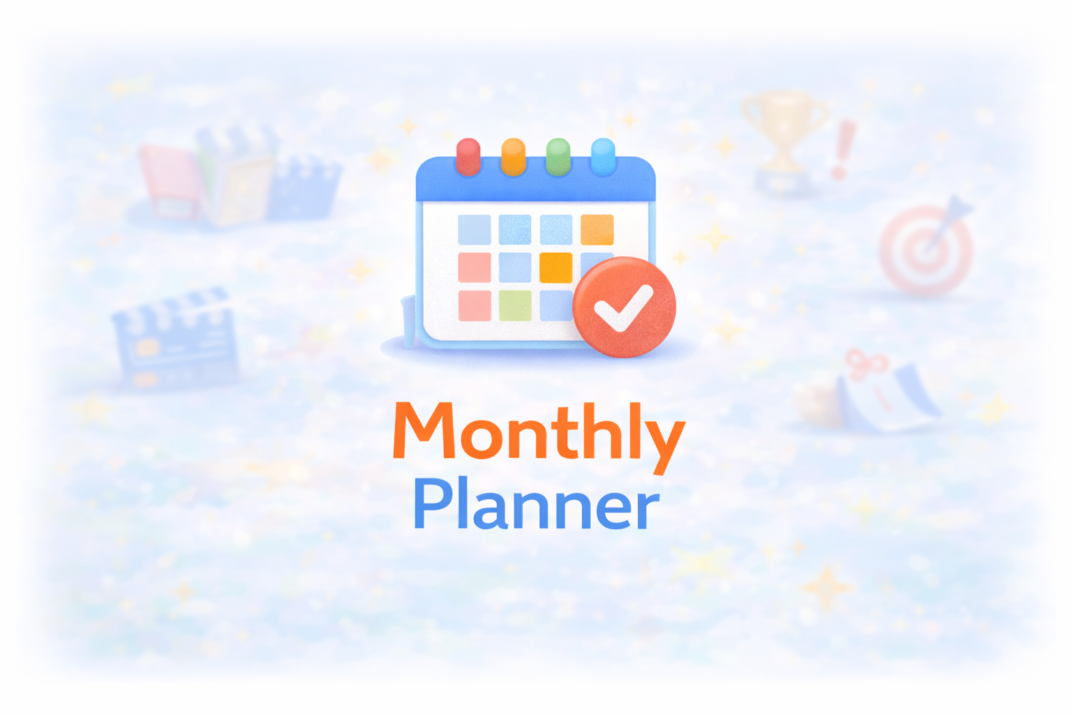Monthly Planner Cover