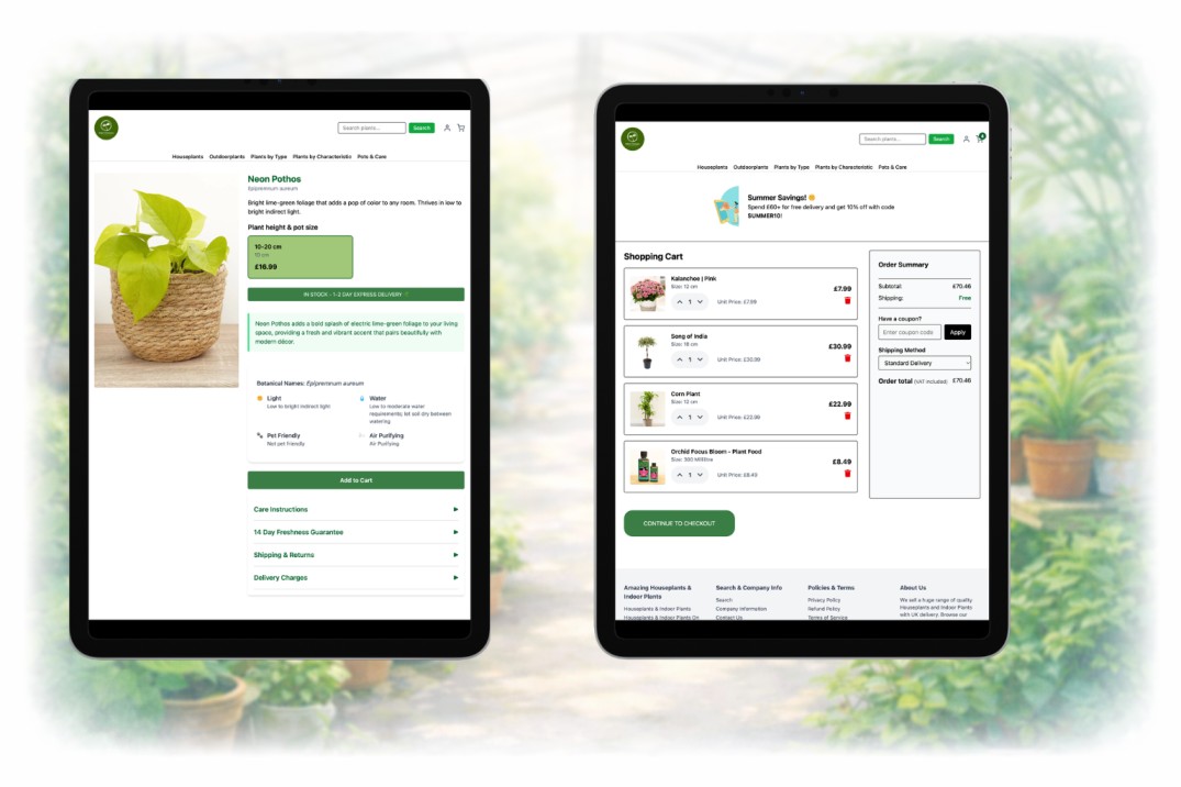 Plant Store Screenshot 2